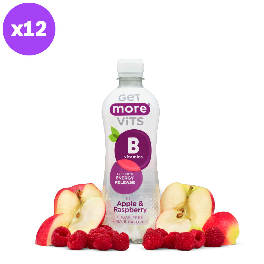 Apple & Raspberry B Vits Bottles