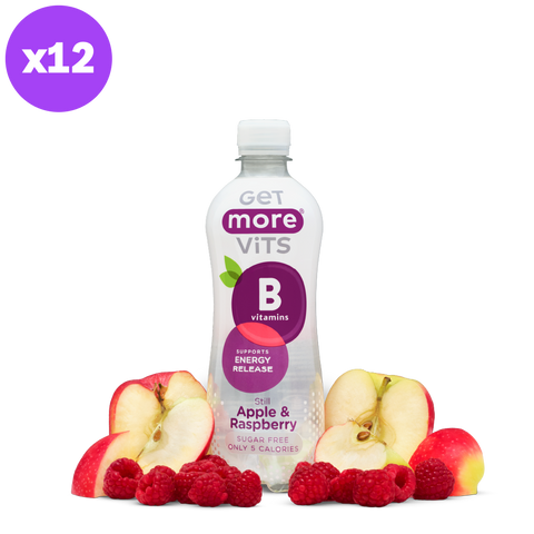 Apple & Raspberry B Vits Bottles