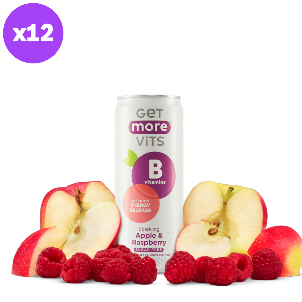 Apple & Raspberry B Vits Cans