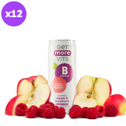 Apple & Raspberry B Vits Cans