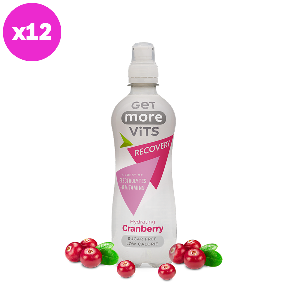 Cranberry Electrolytes Recovery Bottles