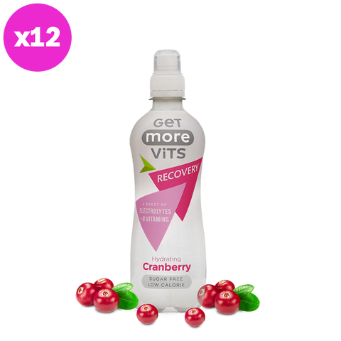 Cranberry Electrolytes Recovery Bottles