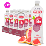 Pink Grapefruit Vitamin B12 Bottles