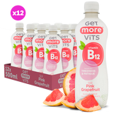Pink Grapefruit Vitamin B12 Bottles
