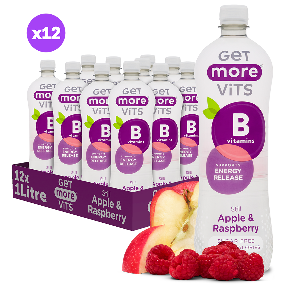 Apple & Raspberry B Vits Bottles