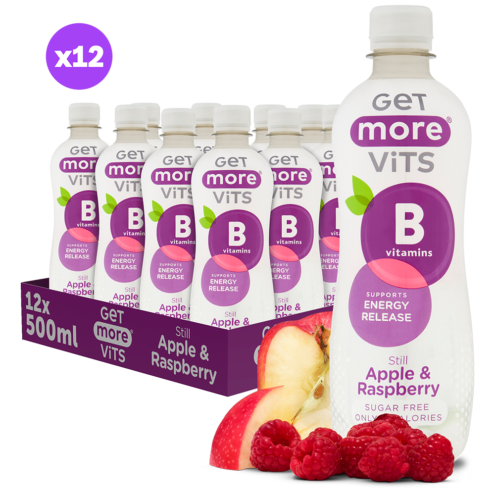 Apple & Raspberry B Vits Bottles