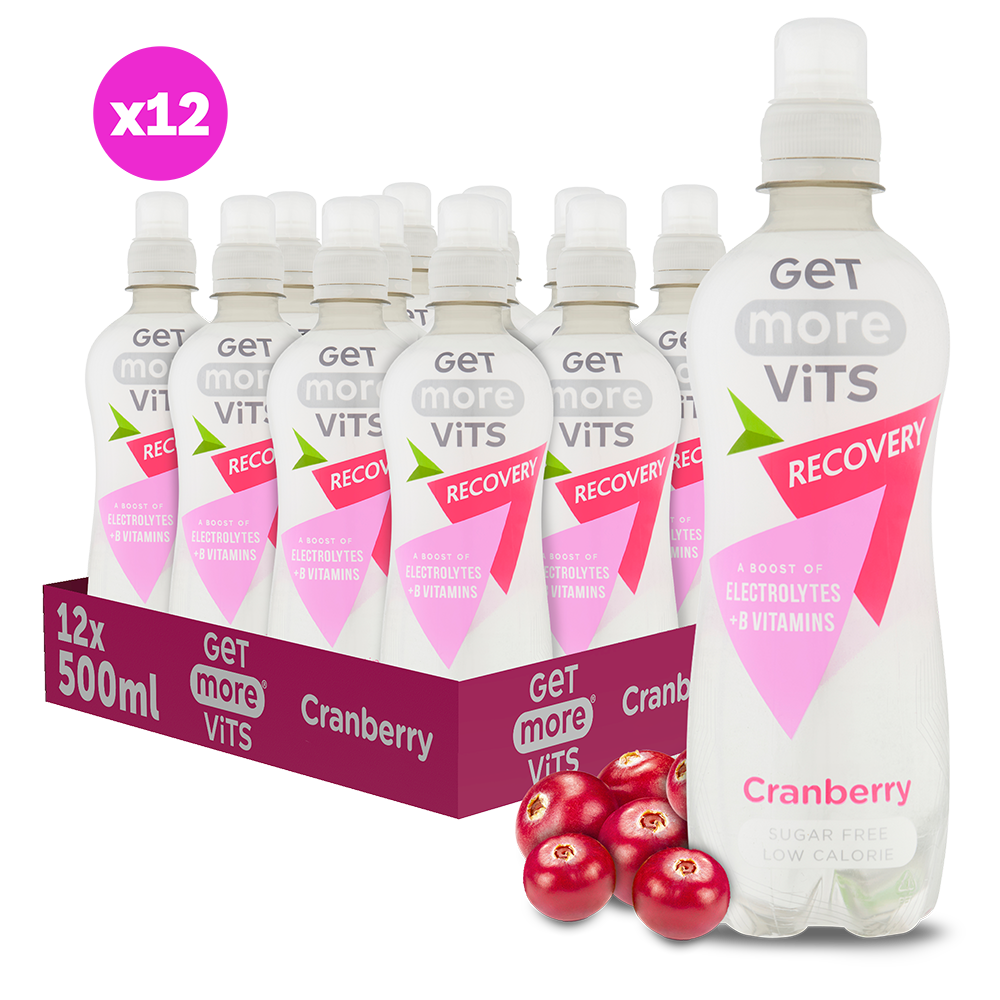 Cranberry Electrolytes Recovery Bottles