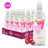 Cranberry Electrolytes Recovery Bottles
