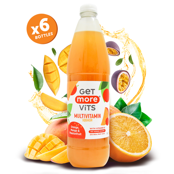 Orange, Mango Passionfruit Multivitamin Squash x 1L bottles