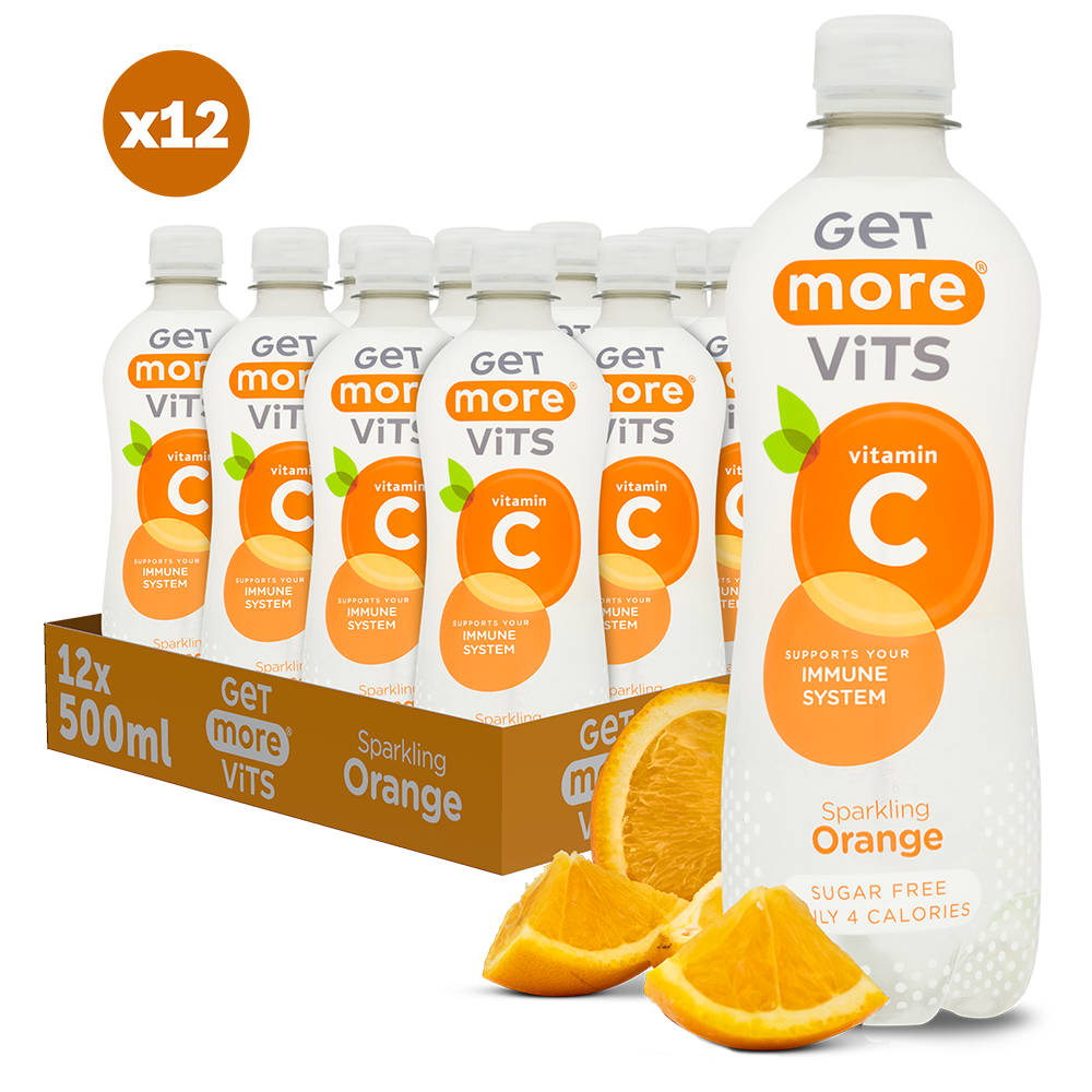 Orange Vitamin C Bottles