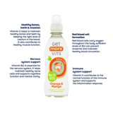 Orange & Mango Kids Multivits Bottles