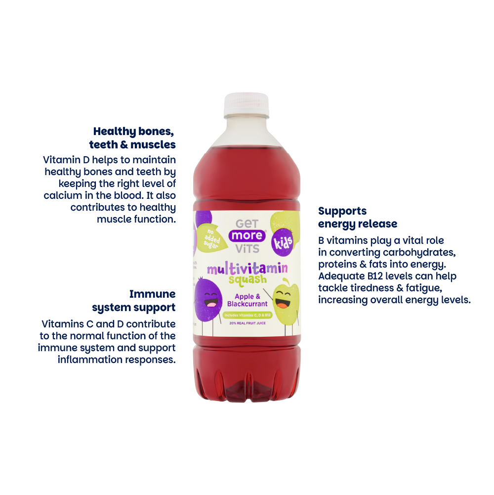 Apple & Blackcurrant Kids Multivitamin Squash