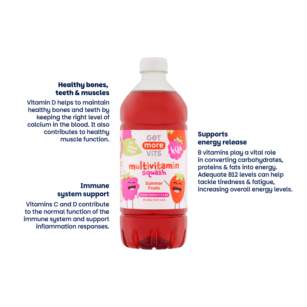 Summer Fruits Kids Multivitamin Squash