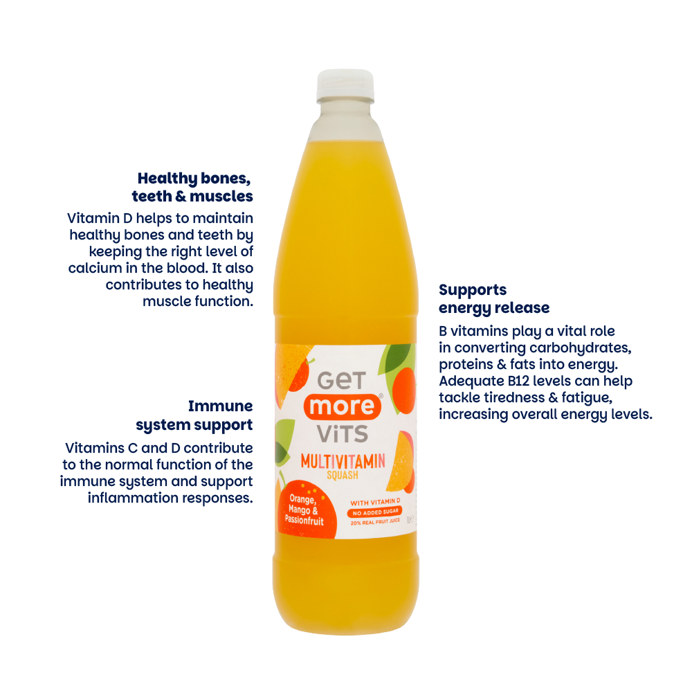 Orange, Mango & Passionfruit Multivitamin Squash