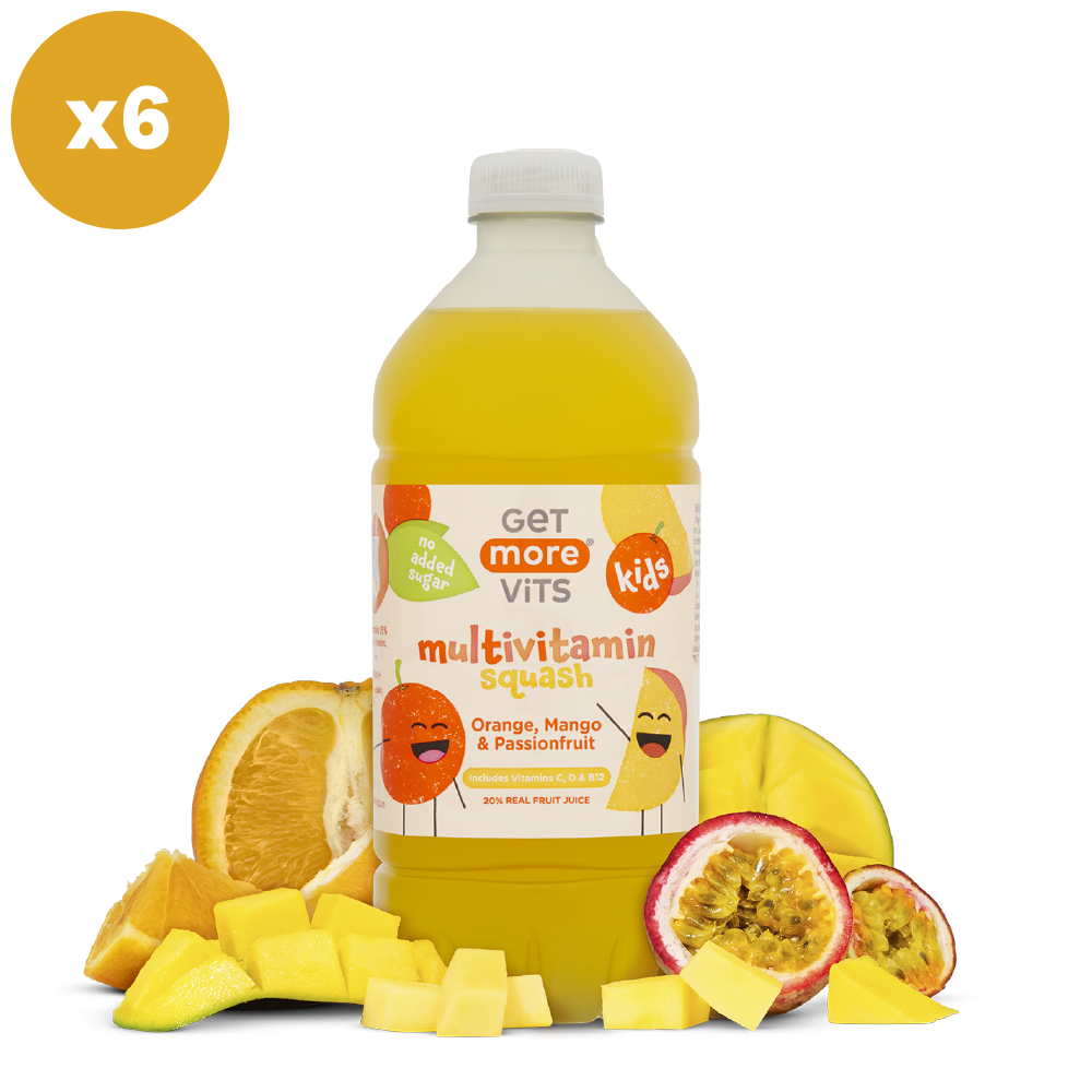 Orange, Mango & Passionfruit Kids Multivitamin Squash