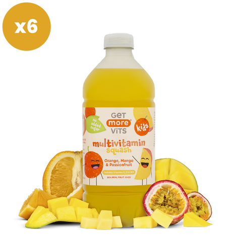 Orange, Mango & Passionfruit Kids Multivitamin Squash