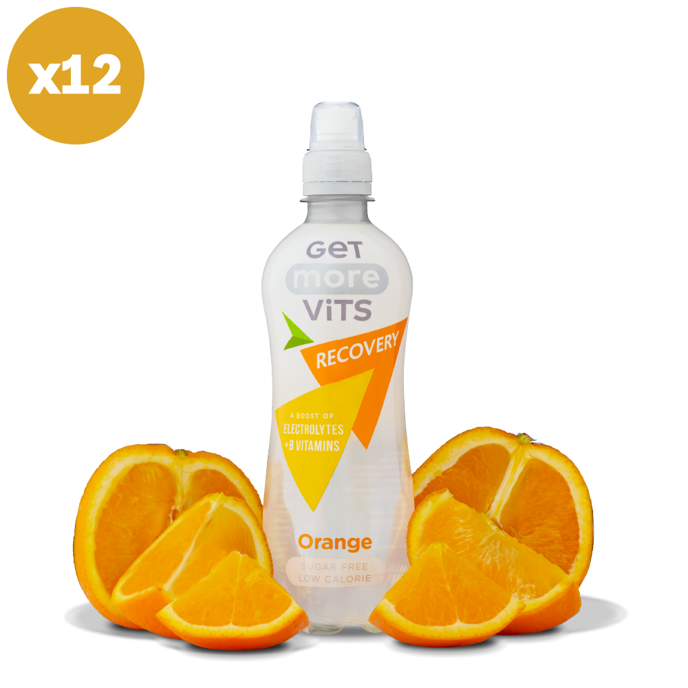 Orange Electrolytes Recovery Bottles