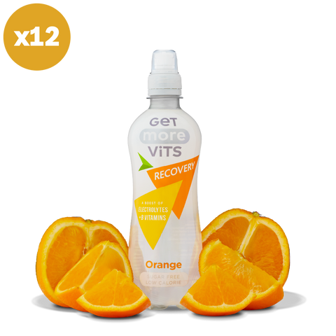 Orange Electrolytes Recovery Bottles