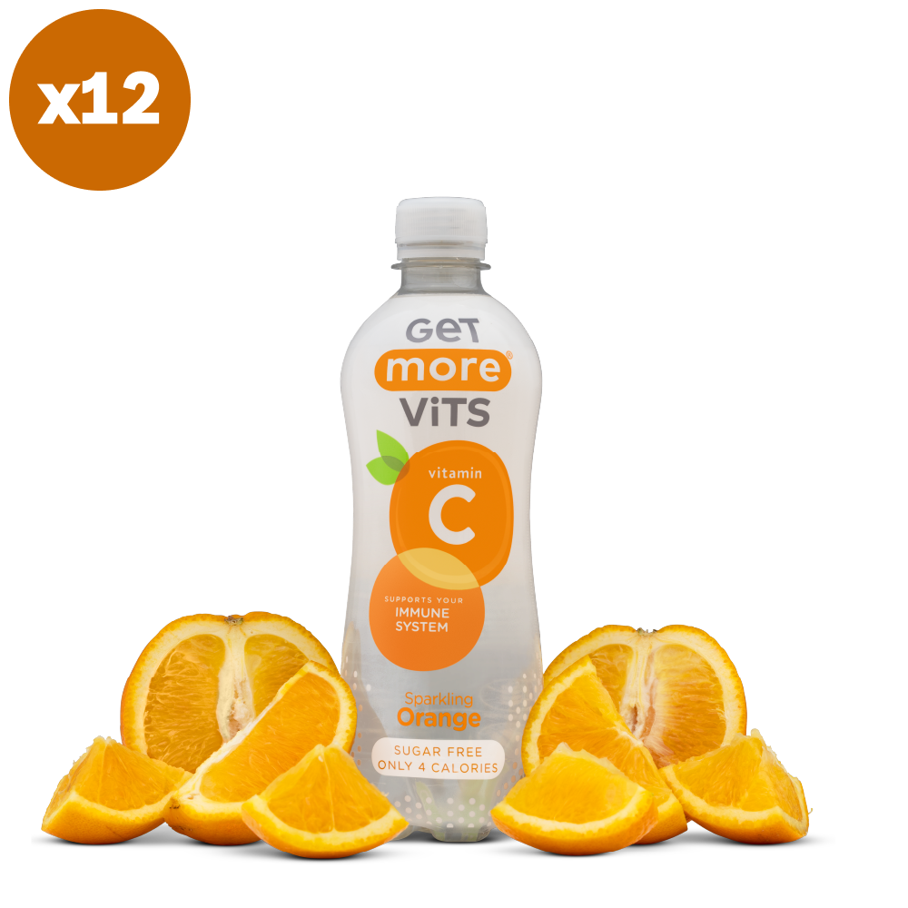 Orange Vitamin C Bottles
