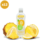 Pineapple & Grapefruit Vitamin D Bottles