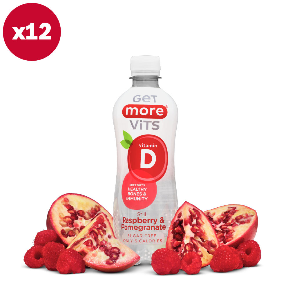 Raspberry & Pomegranate Vitamin D Bottles
