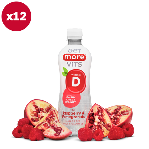Raspberry & Pomegranate Vitamin D Bottles